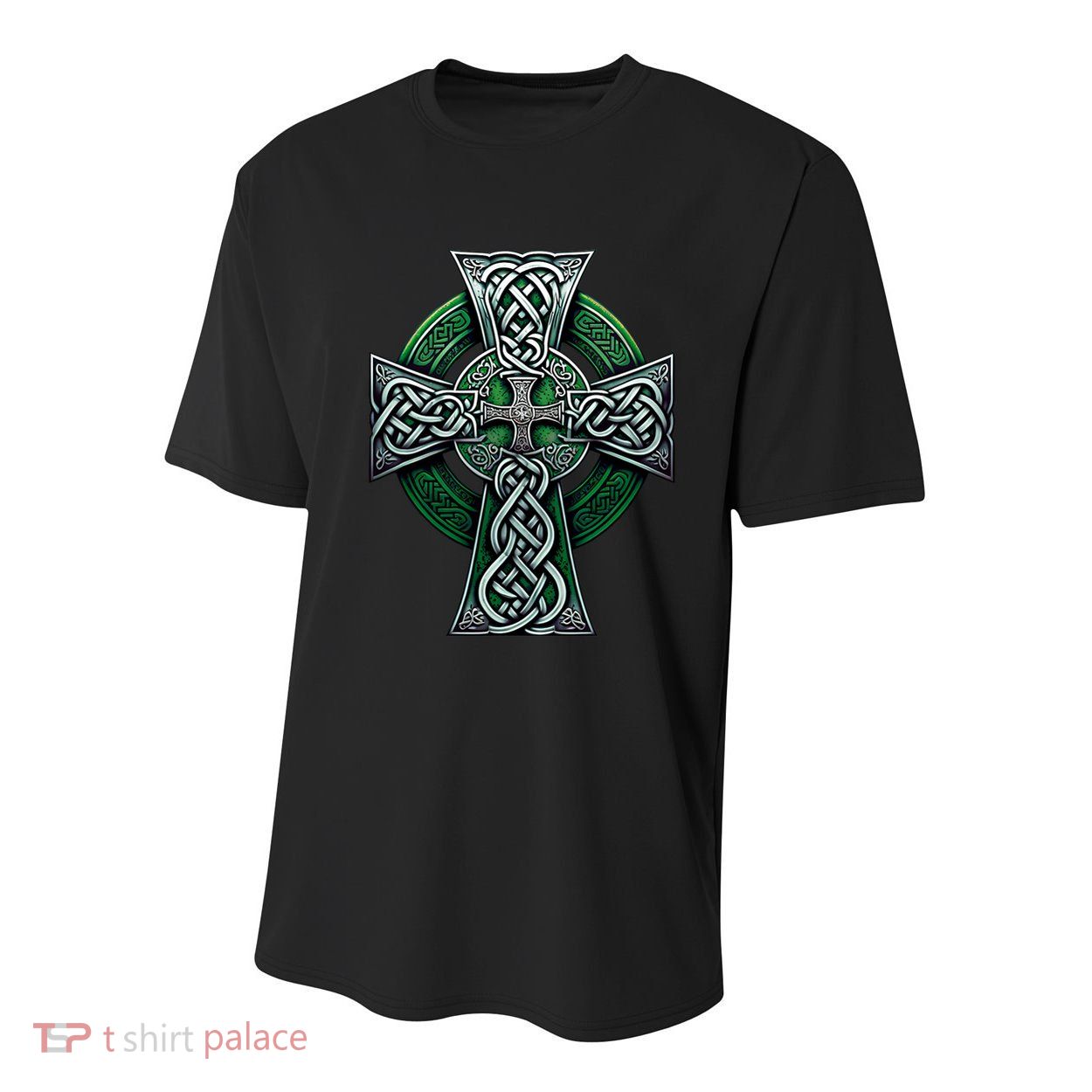 Irish Celtic Cross Knot Christian Holy Trinity Scottish Celt Youth Performance Sprint T-Shirt