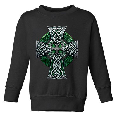 Irish Celtic Cross Knot Christian Holy Trinity Scottish Celt Toddler Sweatshirt