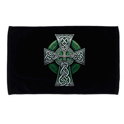 Irish Celtic Cross Knot Christian Holy Trinity Scottish Celt Microfiber Hand Towel