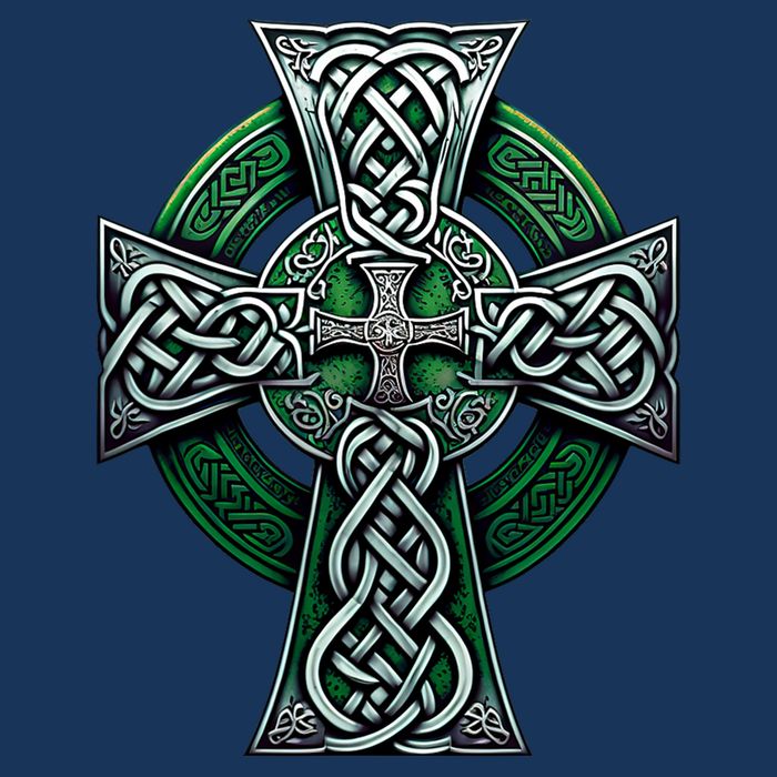 Irish Celtic Cross Knot Christian Holy Trinity Scottish Celt Infant Baby Jersey Bodysuit