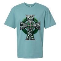 Irish Celtic Cross Knot Christian Holy Trinity Scottish Celt Sueded Cloud Jersey T-Shirt