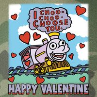 I Choo Choo Choose You Happy ValentineS Day The Sim!Pson Choo Choo Choo Legacy Tie Dye Trucker Hat