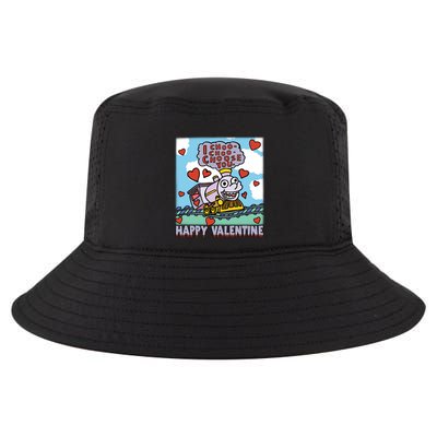 I Choo Choo Choose You Happy ValentineS Day The Sim!Pson Choo Choo Choo Cool Comfort Performance Bucket Hat