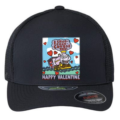 I Choo Choo Choose You Happy ValentineS Day The Sim!Pson Choo Choo Choo Flexfit Unipanel Trucker Cap