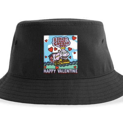 I Choo Choo Choose You Happy ValentineS Day The Sim!Pson Choo Choo Choo Sustainable Bucket Hat