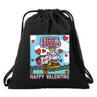 I Choo Choo Choose You Happy ValentineS Day The Sim!Pson Choo Choo Choo Drawstring Bag
