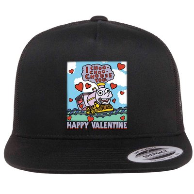 I Choo Choo Choose You Happy ValentineS Day The Sim!Pson Choo Choo Choo Flatbill Hat