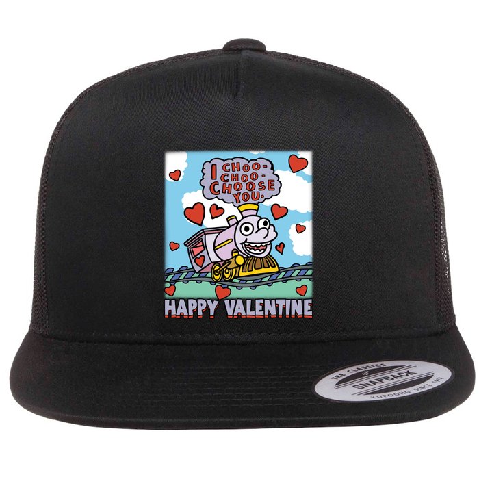 I Choo Choo Choose You Happy ValentineS Day The Sim!Pson Choo Choo Choo Flatbill Hat