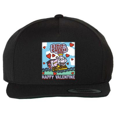 I Choo Choo Choose You Happy ValentineS Day The Sim!Pson Choo Choo Choo Wool Snapback Cap