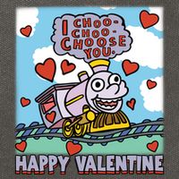 I Choo Choo Choose You Happy ValentineS Day The Sim!Pson Choo Choo Choo Cotton Canvas Backpack