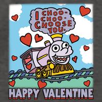 I Choo Choo Choose You Happy ValentineS Day The Sim!Pson Choo Choo Choo Vector Backpack