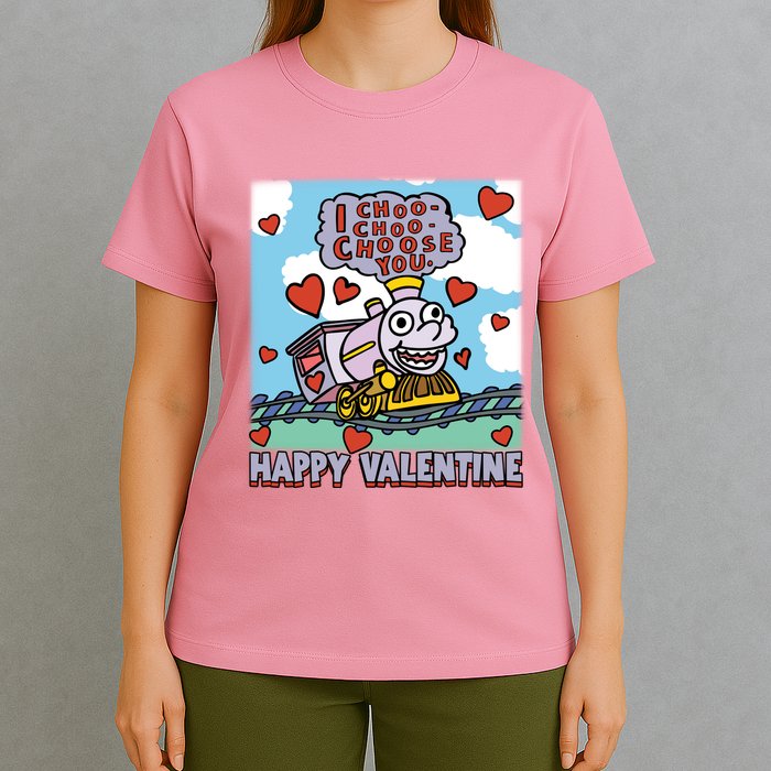 I Choo Choo Choose You Happy ValentineS Day The Sim!Pson Choo Choo Choo T-Shirt