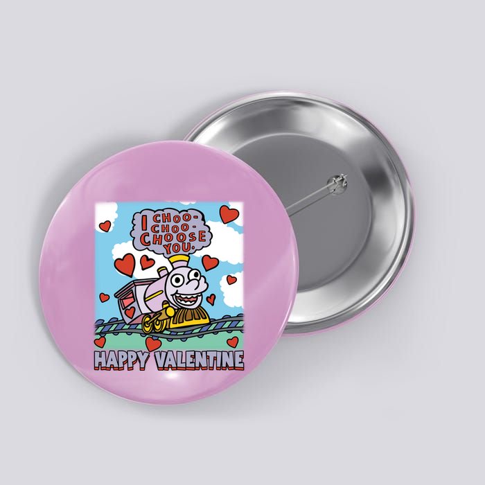 I Choo Choo Choose You Happy ValentineS Day The Sim!Pson Choo Choo Choo Button