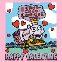 I Choo Choo Choose You Happy ValentineS Day The Sim!Pson Choo Choo Choo Button