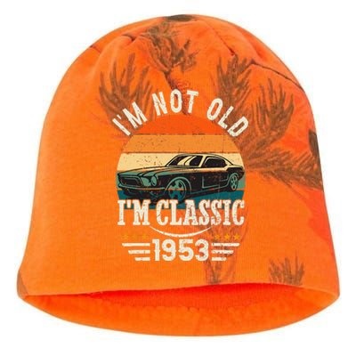 Im Classic Car 70th Birthday Gift 70 Years Old Born In 1953 Kati - Camo Knit Beanie