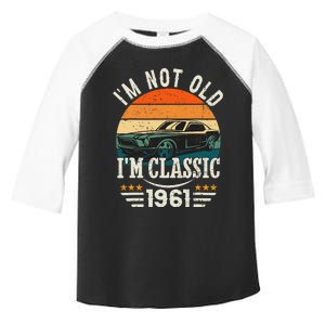 Im Classic Car 62nd Birthday Gift 62 Years Old Born In 1961 Toddler Fine Jersey T-Shirt