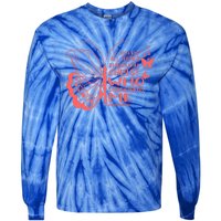 I Can Do All Things Through Christ Religous Bible Butterfly Gift Tie-Dye Long Sleeve Shirt