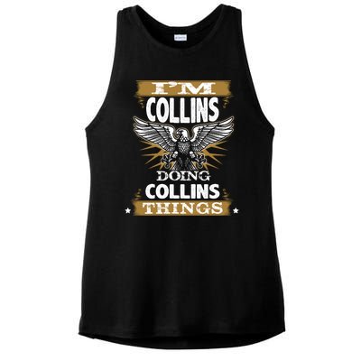 I'm Collins Doing Collins Things Ladies PosiCharge Tri-Blend Wicking Tank