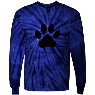 I Can’T Do Everything But I Can Do Something Paw Dog Tie-Dye Long Sleeve Shirt