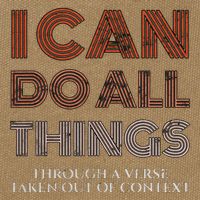I Can Do All Things Through A Verse Taken Out Of Context Cotton Canvas Backpack
