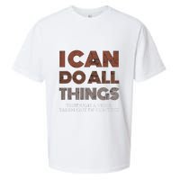 I Can Do All Things Through A Verse Taken Out Of Context Sueded Cloud Jersey T-Shirt
