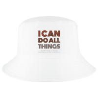 I Can Do All Things Through A Verse Taken Out Of Context Cool Comfort Performance Bucket Hat
