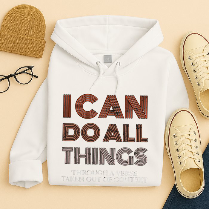 I Can Do All Things Through A Verse Taken Out Of Context Hoodie