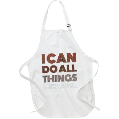 I Can Do All Things Through A Verse Taken Out Of Context Apron