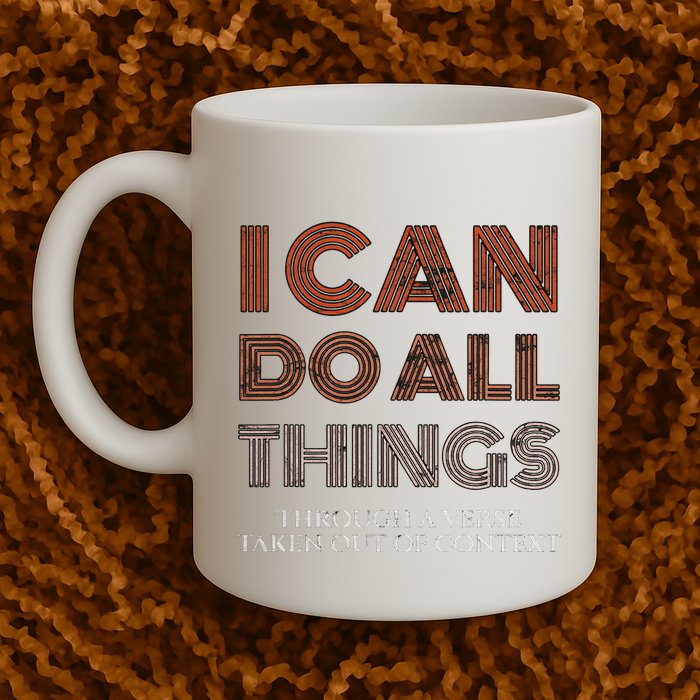 I Can Do All Things Through A Verse Taken Out Of Context Mug