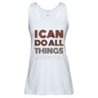 I Can Do All Things Through A Verse Taken Out Of Context Ladies Essential Flowy Tank