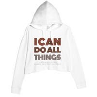 I Can Do All Things Through A Verse Taken Out Of Context Crop Fleece Hoodie