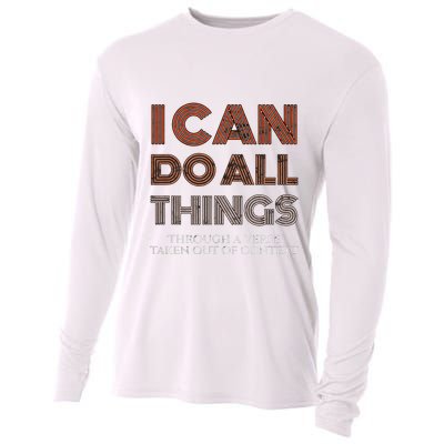 I Can Do All Things Through A Verse Taken Out Of Context Cooling Performance Long Sleeve Crew