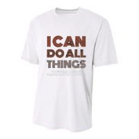 I Can Do All Things Through A Verse Taken Out Of Context Youth Performance Sprint T-Shirt