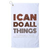 I Can Do All Things Through A Verse Taken Out Of Context Golf Towel
