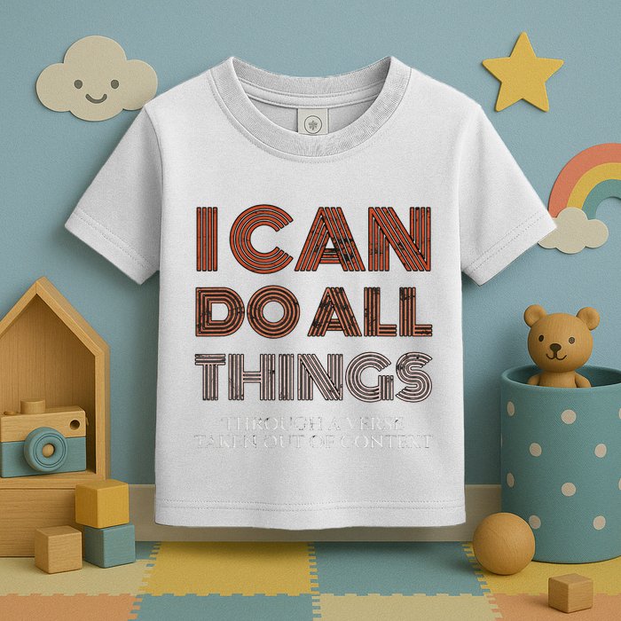 I Can Do All Things Through A Verse Taken Out Of Context Toddler T-Shirt
