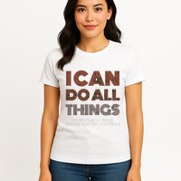 I Can Do All Things Through A Verse Taken Out Of Context Womens T-Shirt