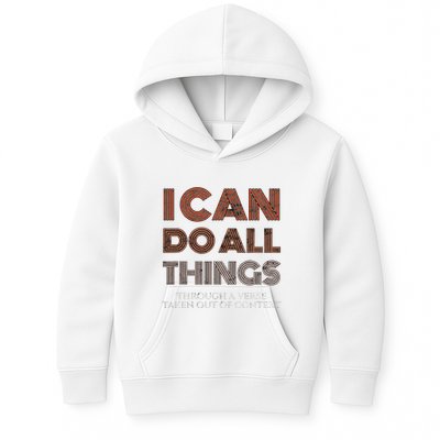 I Can Do All Things Through A Verse Taken Out Of Context Kids Hoodie