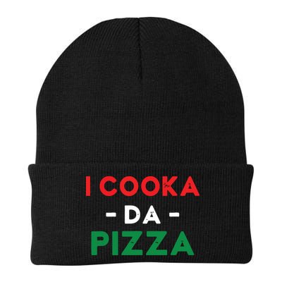 I Cooka Da Pizza Funny Italian Food Meme Italian Slang Cook Beanie