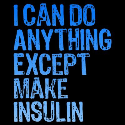 I Can Do Anything Except Make Insulin T1d Diabetes Awareness T-Shirt