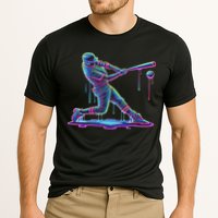 Ice Cream Drip Baseball Bat Baseball Player Cooling Performance Crew T-Shirt