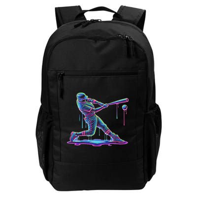 Ice Cream Drip Baseball Bat Baseball Player Backpack