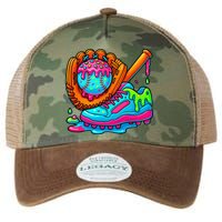 Ice Cream Drip Baseball Stuff Baseball Dripping For Legacy Tie Dye Trucker Hat