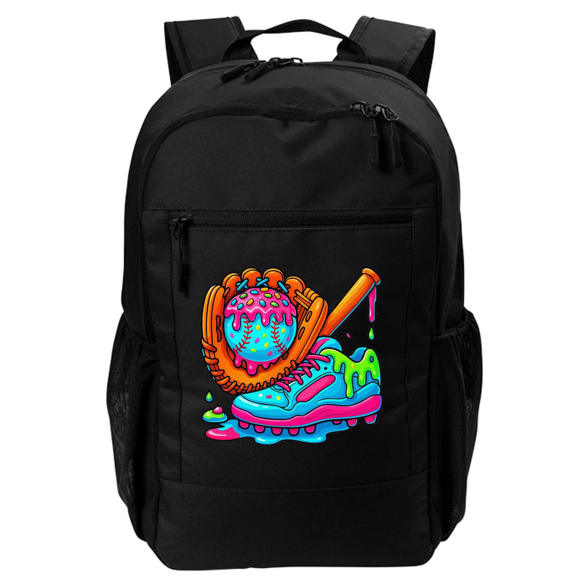 Ice Cream Drip Baseball Stuff Baseball Dripping For Backpack