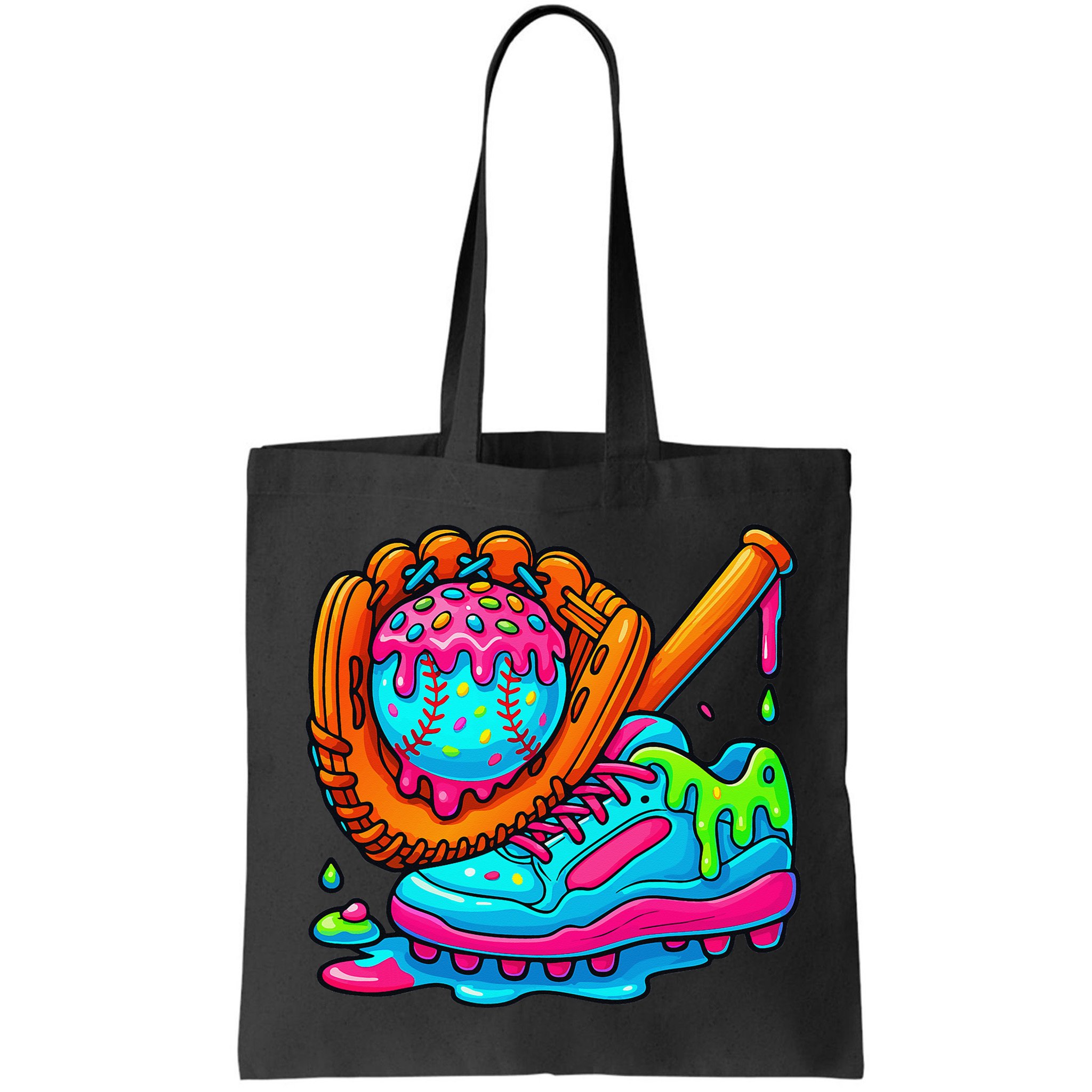 Ice Cream Drip Baseball Stuff Baseball Dripping For Bag