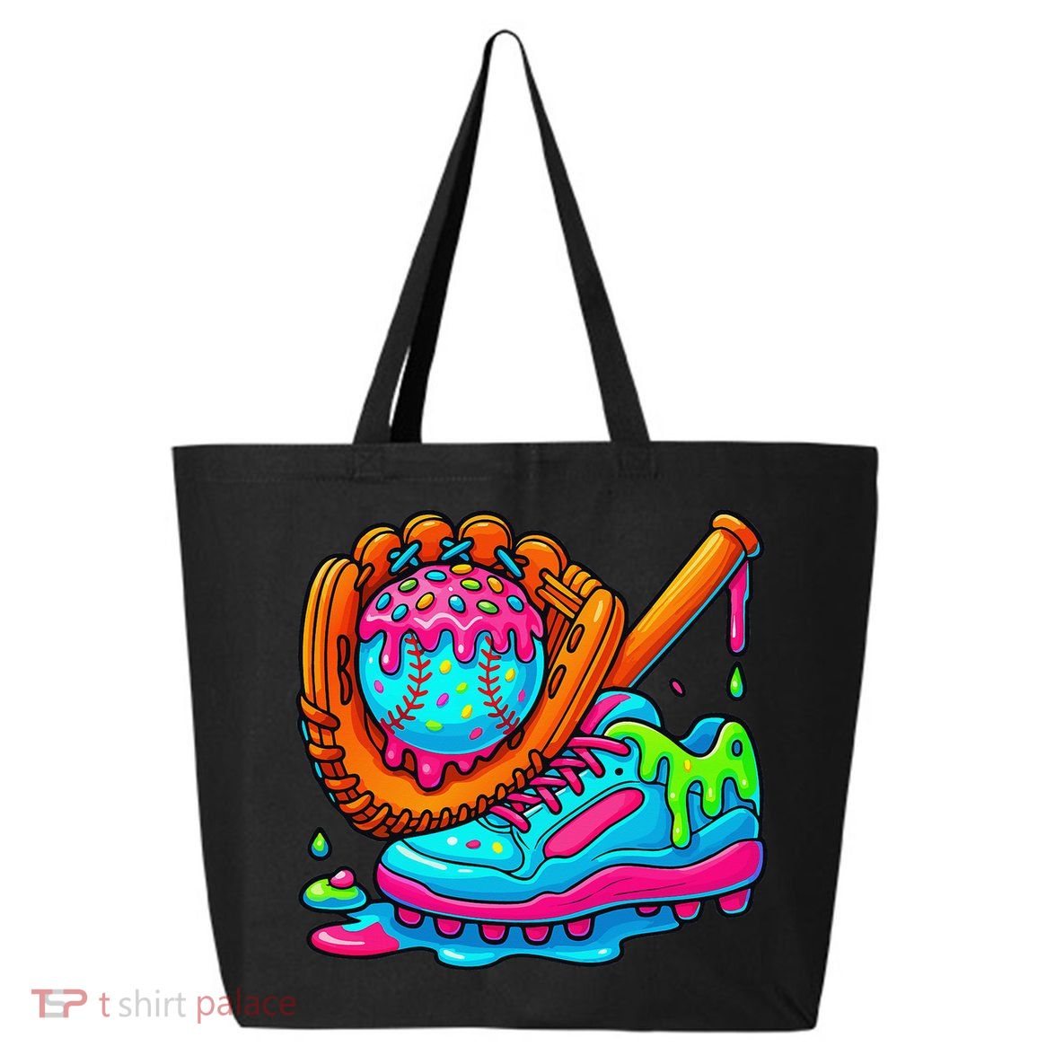 Ice Cream Drip Baseball Stuff Baseball Dripping For 25L Jumbo Tote
