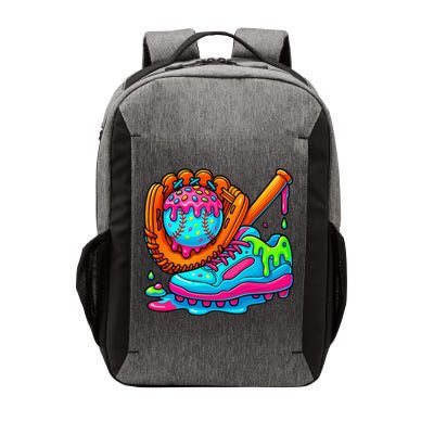 Ice Cream Drip Baseball Stuff Baseball Dripping For Vector Backpack