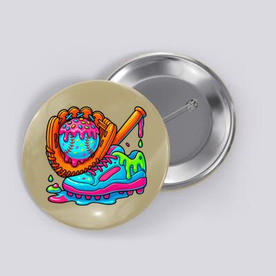 Ice Cream Drip Baseball Stuff Baseball Dripping For Button