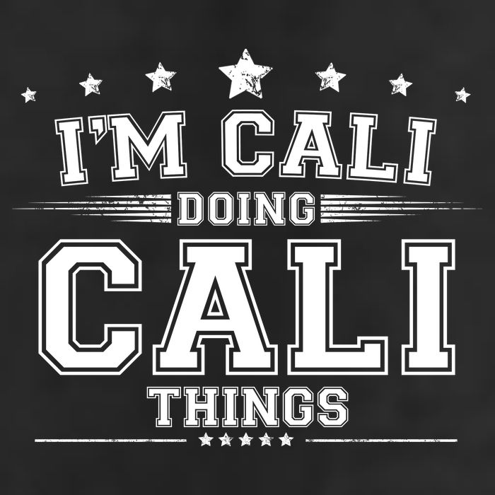 Im Cali Doing Cali Things 7 Panel Mesh Trucker Snapback Hat