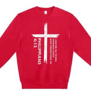 I Can Do All Things Through Christ Premium Crewneck Sweatshirt