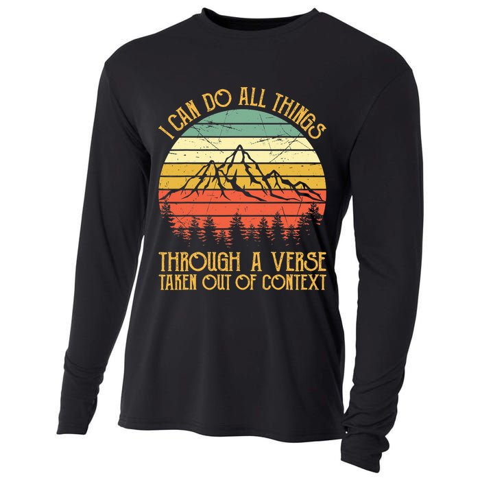 I Can Do All Things Through A Verse Taken Out Of Context Cooling Performance Long Sleeve Crew